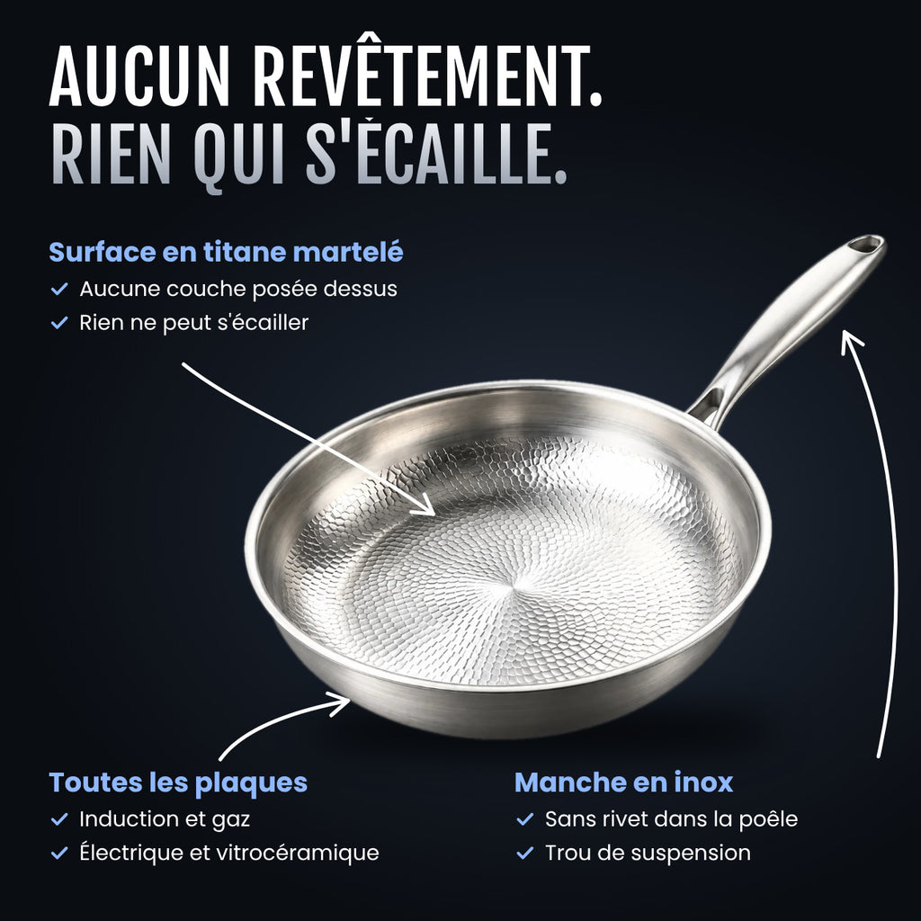 Poêle en Titane TitaneOne®