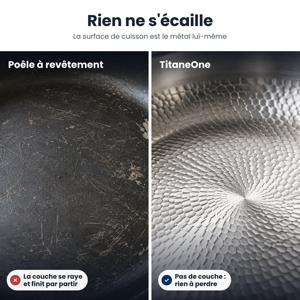 Poêle en Titane TitaneOne®