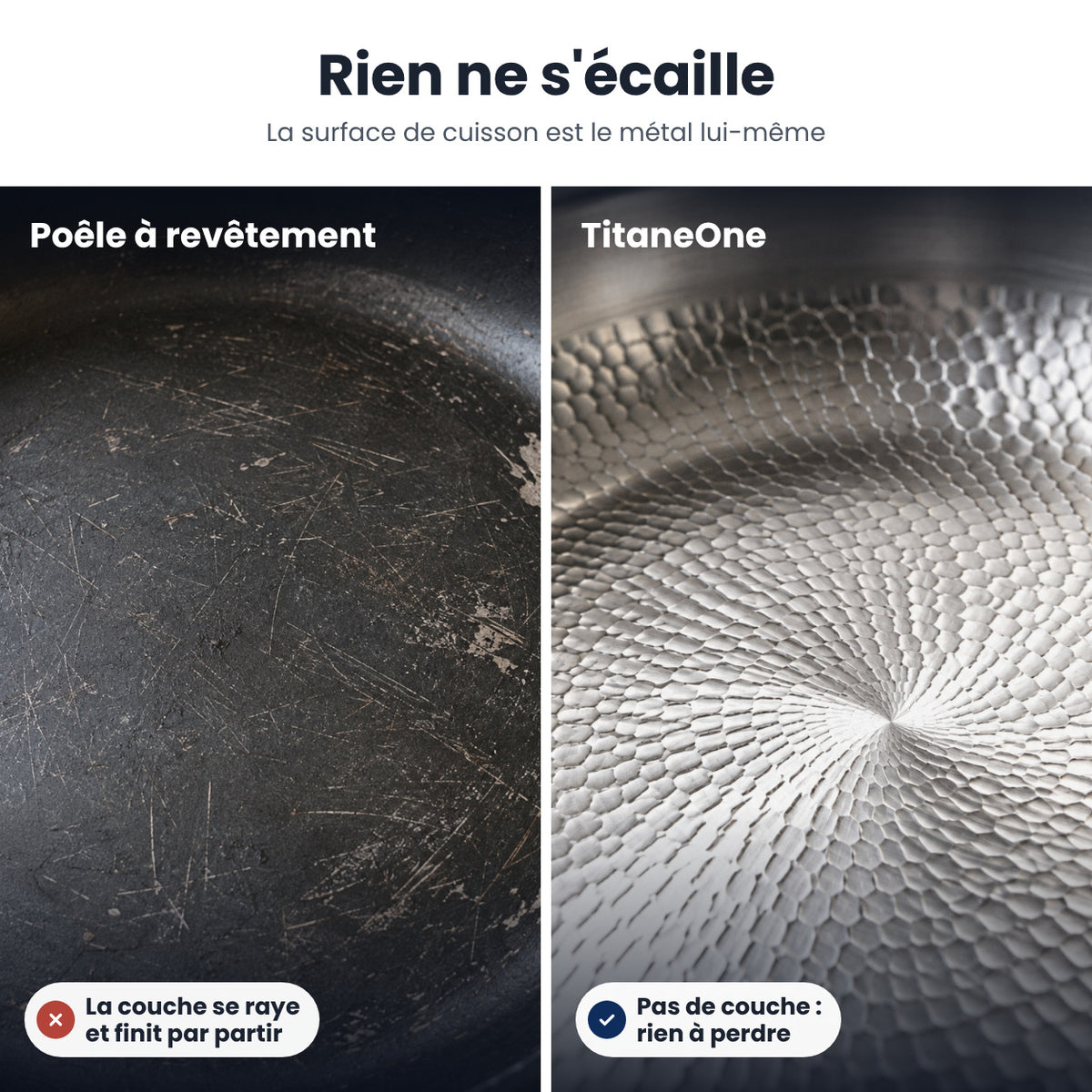 Poêle en Titane TitaneOne®