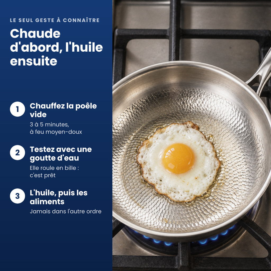 Poêle en Titane TitaneOne®